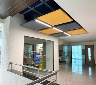 Acoustic ceiling square cloud