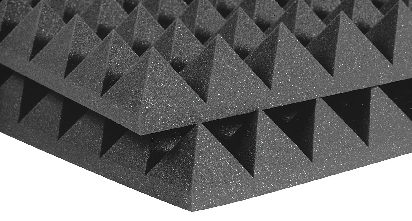 Acoustic Foam Pyramid Panels | Pyramid Foam Insulation Sheets | Silence