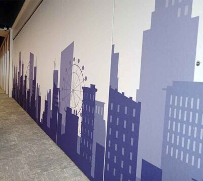 Acoustic printed panels